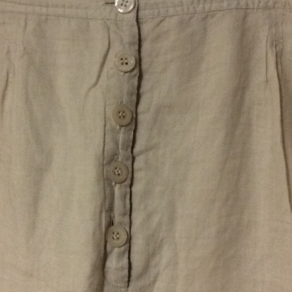 Tan High-Low Draw-String Skirt - Picture 3 of 4
